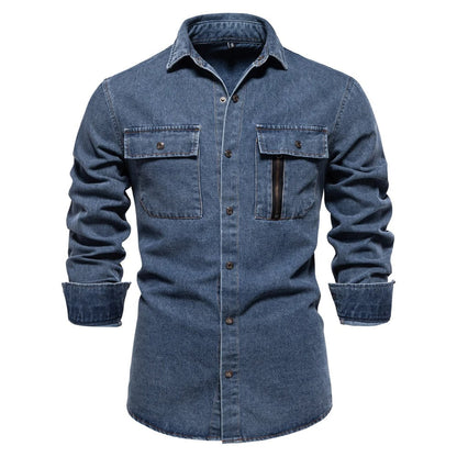 Tom Hollinger | Herren Jeanshemd aus Baumwolle