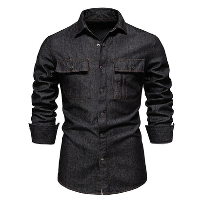 Tom Hollinger | Herren Jeanshemd aus Baumwolle