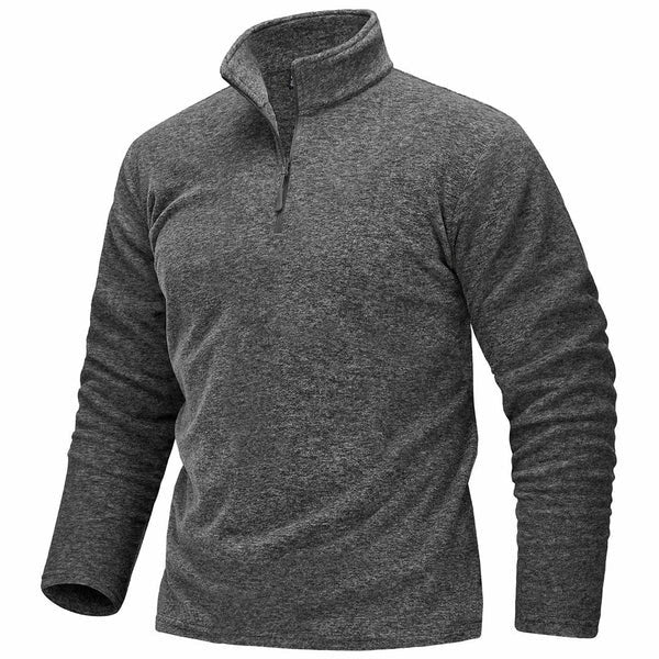 Tom Hollinger | Warmer Fleecepullover mit halbem Reißverschluss