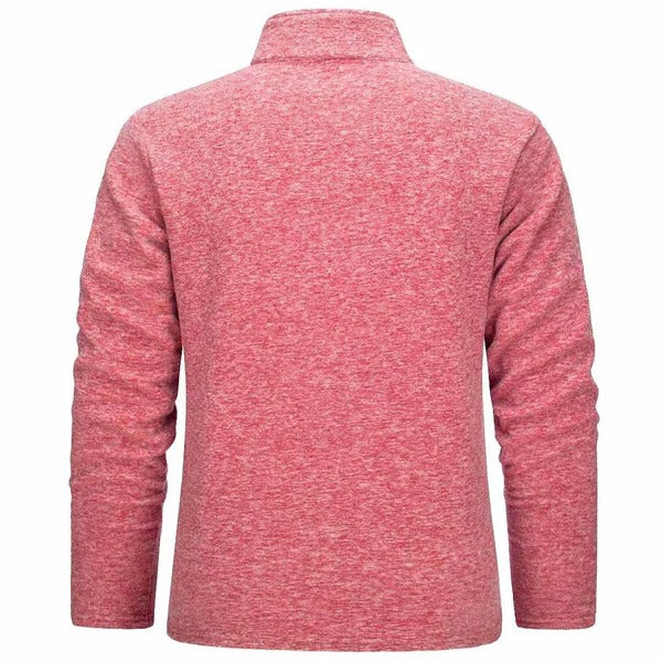 Tom Hollinger | Warmer Fleecepullover mit halbem Reißverschluss