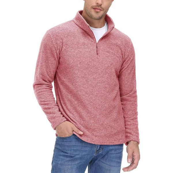 Tom Hollinger | Warmer Fleecepullover mit halbem Reißverschluss