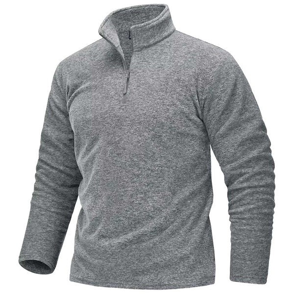 Tom Hollinger | Warmer Fleecepullover mit halbem Reißverschluss