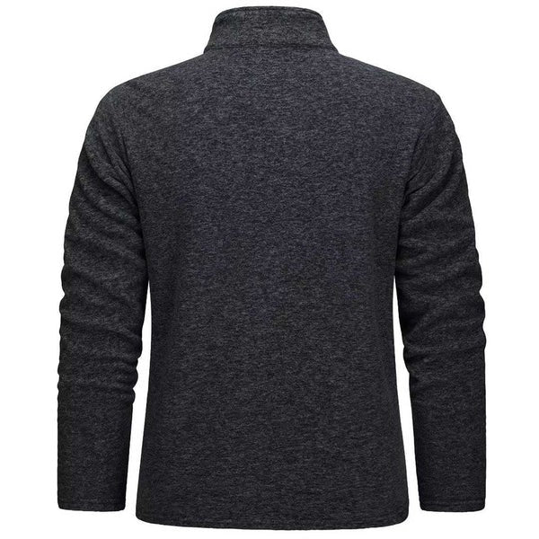 Tom Hollinger | Warmer Fleecepullover mit halbem Reißverschluss