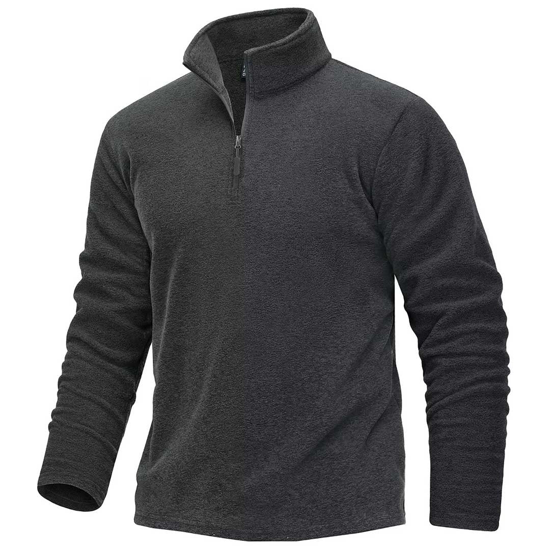 Tom Hollinger | Warmer Fleecepullover mit halbem Reißverschluss