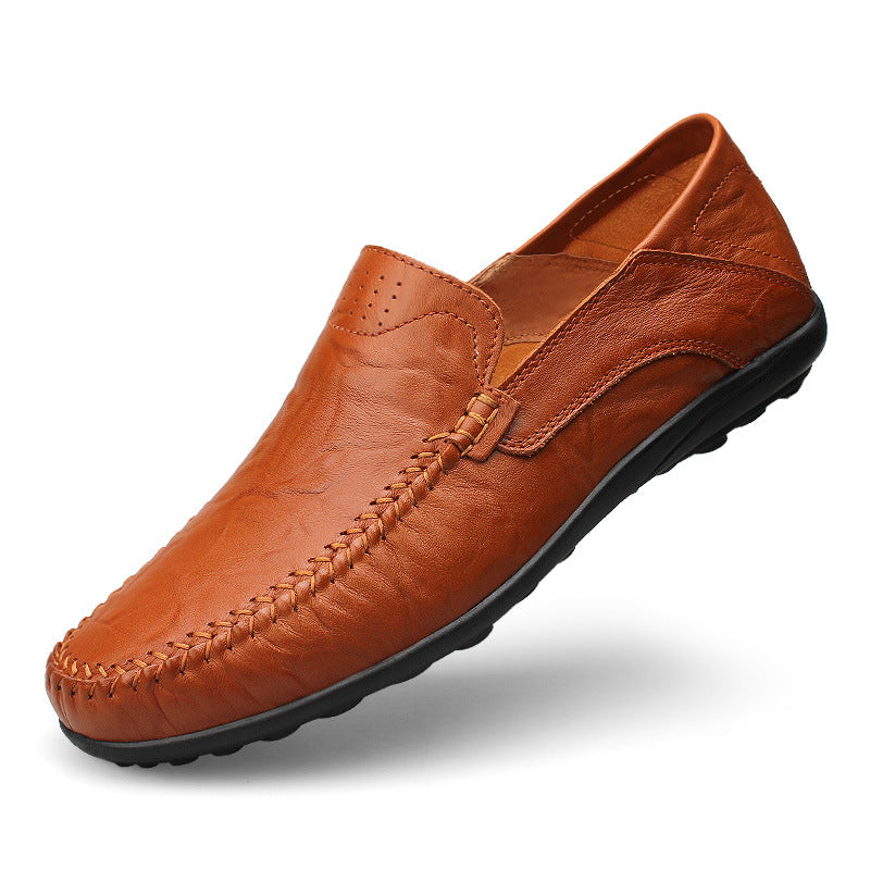 Tom Hollinger |  Herren Slipper Mit Perforiertem Obermaterial Und Mokassinnaht