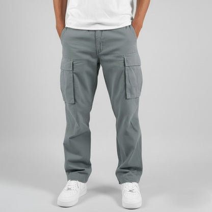 Herren Cargo Hose Mit Schmal Zulaufendem Bein