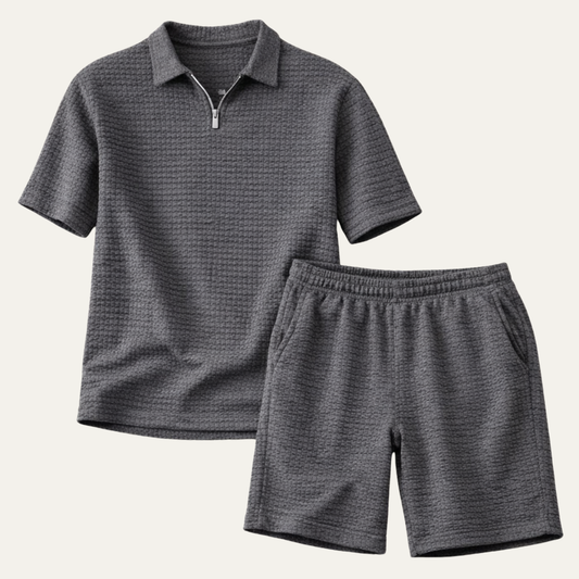 Tom Hollinger | Herren Sommer Set In Waffelstrick Mit Relaxed Fit