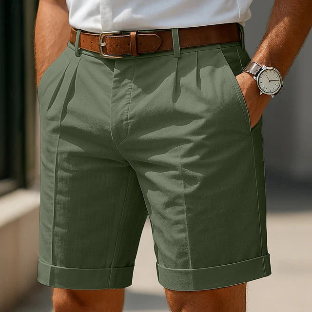 Tom Hollinger | Damen Sommer Shorts Mit Falten Vorne